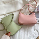 Small Soft Face Women's Bag, Portable One Shoulder Armpit Bag