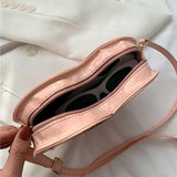 Leather Candy Shoulder Bag Small Versatile Messenger Bag