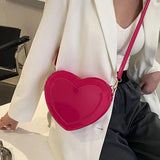 Leather Candy Shoulder Bag Small Versatile Messenger Bag