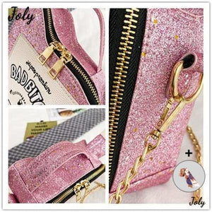 Sequin Crossbody Bag Gasoline Handbag Shoulder Bag for Women