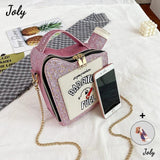 Sequin Crossbody Bag Gasoline Handbag Shoulder Bag for Women