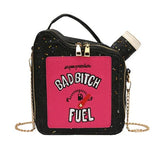 Sequin Crossbody Bag Gasoline Handbag Shoulder Bag for Women