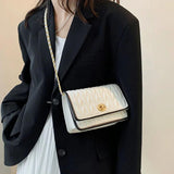 Women's Rhombic Chain One Shoulder Bag