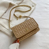 Women's Rhombic Chain One Shoulder Bag