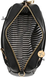 Triple Zip Small Crossbody Bag