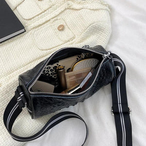 High Capacity Leather Shoulder Bag Classic Crossbody Handbag