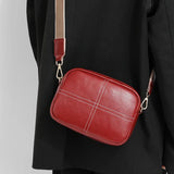 Women's Leather Crossbody Messenger Bag Small Phone Purse