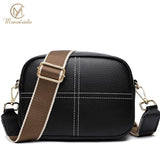 Women's Leather Crossbody Messenger Bag Small Phone Purse