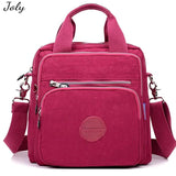 Women's 3-in-1 Shoulder Bag Backpack Nylon Messenger Bag