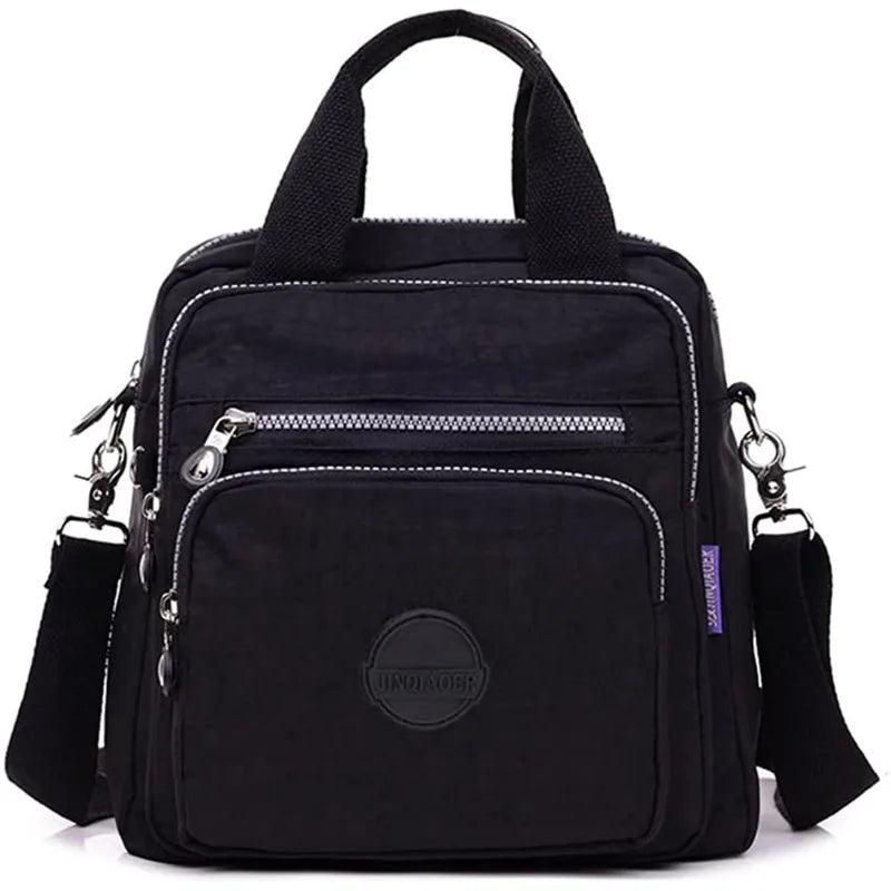 Women's 3-in-1 Shoulder Bag Backpack Nylon Messenger Bag
