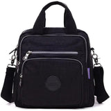 Women's 3-in-1 Shoulder Bag Backpack Nylon Messenger Bag