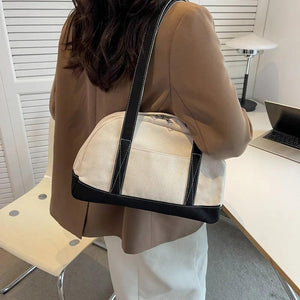 Large Canvas Women's Shoulder Bag Casual Handbag