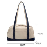 Large Canvas Women's Shoulder Bag Casual Handbag