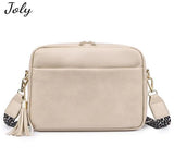 Leopard Crossbody Bag for Women Vegan Leather Shoulder Purse Zipped