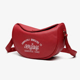 Embroidery Thread Crossbody Bag Dumplings Handbag for Women
