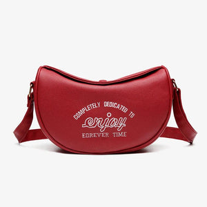 Embroidery Thread Crossbody Bag Dumplings Handbag for Women