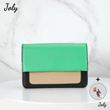 Women's Patchwork Flap Shoulder Bag Sling Bag