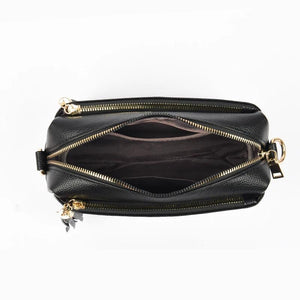 Women's Flower Leather Handbag Large Capacity Crossbody Bags