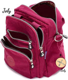 Canvas Shoulder Bag Backpack Nylon Messenger 3 in 1 Handbag