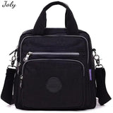 Canvas Shoulder Bag Backpack Nylon Messenger 3 in 1 Handbag