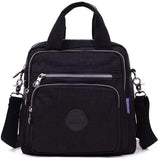 Canvas Shoulder Bag Backpack Nylon Messenger 3 in 1 Handbag