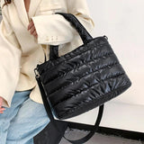 Space Cotton Shoulder Bag Large Capacity Tote Bag Pillow Bag