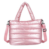 Large Capacity Women Shoulder Bag Down Cotton Tote Bag