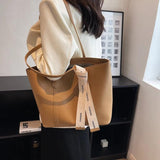 Large Capacity Women Shoulder Bag Pu Leather Tote Bag