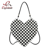 Heart Shaped Women's Shoulder Bag Soft Purses and Handbags