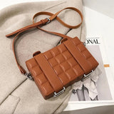 Geometric Box Small Crossbody Bag Shoulder Bag for Women