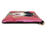 Sequin Flower Women's Envelope Shoulder Bag