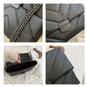High-quality One-shoulder Messenger Bag with Chain Strap