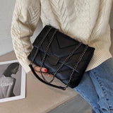 High-quality One-shoulder Messenger Bag with Chain Strap