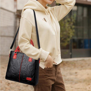 Large Capacity Women Handbags PU Leather Shoulder Bags for Women