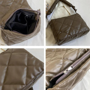 Winter Quilted Crossbody Purse Ladies Handbags