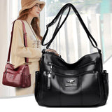 Large Capacity Women Handbag High Leather Shoulder Crossbody Bags Tote Bag Sac