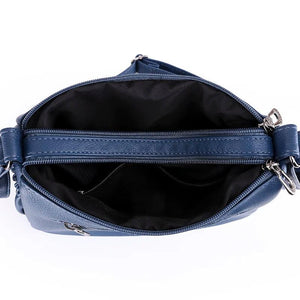 Retro Messenger Pack Shoulder Bag Ladies PU Leather Crossbody Handbag