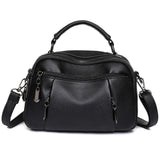 Women's Top-handle Messenger Bag PU Leather Classic Handbag