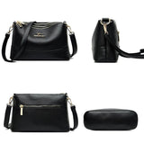 Women's Leather Crossbody Shoulder Handbag