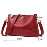 Women's Leather Crossbody Shoulder Handbag