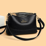 Women's Leather Crossbody Shoulder Handbag