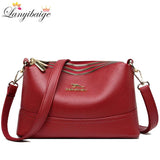 Women's Leather Crossbody Shoulder Handbag