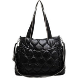 Quilted Top-handle Bag Women Handbag With Zipper