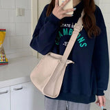Casual Women Shoulder Bags Wide Strap Crossbody Messenger Bag