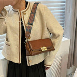 Women Suede Handbag And Purse High Coffee Shoulder Bags