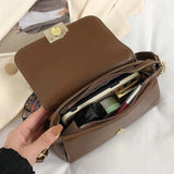 Women Suede Handbag And Purse High Coffee Shoulder Bags
