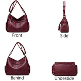 Vintage Female Shoulder Bags Large Capacity Crossbody Bags