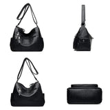 Casual Leather Handbags Shoulder Messenger Bags for Women