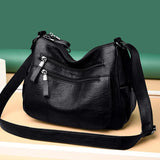 Casual Leather Handbags Shoulder Messenger Bags for Women