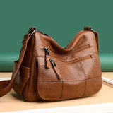 Casual Leather Handbags Shoulder Messenger Bags for Women